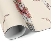 Trendy Nutcracker and Ballerina ballet dancer      Cadeaupapier (Rol Hoek)