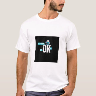 Trendy OK Bedrukte T-shirt Heren Mode