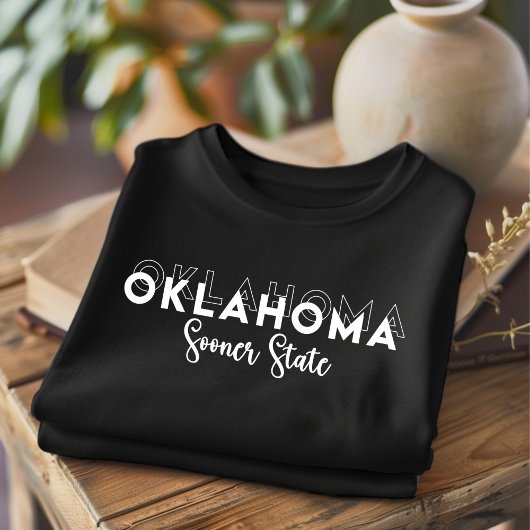 Trendy Oklahoma Sooner State T-shirt