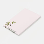 Trendy Olive Branch - Gepersonaliseerd Post-it® Notes (Schuin)