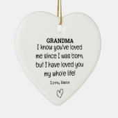 Trendy oma Verjaardag memorabele aandenken Keramisch Ornament (Rechts)