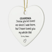 Trendy oma Verjaardag memorabele aandenken Keramisch Ornament (Links)