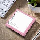 Trendy Oncoloog Faux Spiral Paper Monogram Opmerki Post-it® Notes