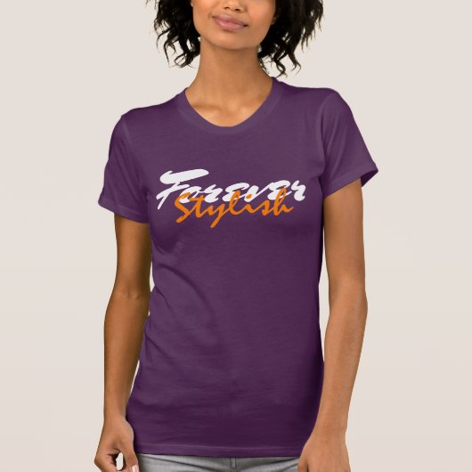 Trendy Oneindig Stijlvol T-Shirt (Voorkant)