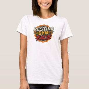 Trendy ONTSPANNEN GYMGEZICHT Art Design T-shirt