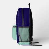 Trendy ontwerp met meerdere kleuren en reflecteren bedrukte rugzak (Rechts)