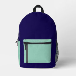 Trendy ontwerp met meerdere kleuren en reflecteren bedrukte rugzak