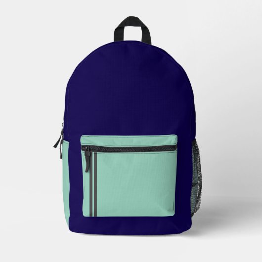 Trendy ontwerp met meerdere kleuren en reflecteren bedrukte rugzak (Voorkant)