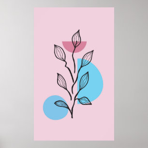 Trendy ontwerp poster