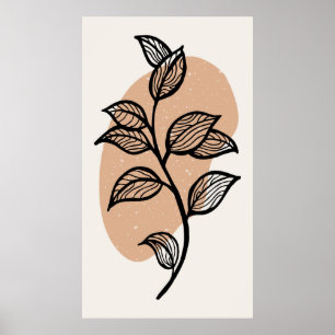 Trendy ontwerp poster
