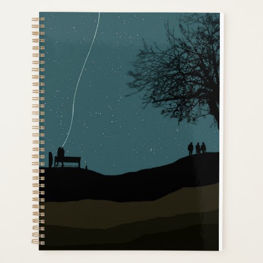 Trendy ontwerp spiraal planner notitieboek (Voorkant)