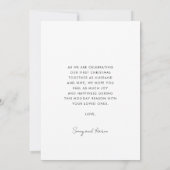 Trendy Onze eerste kerst als meneer en mevrouw Fot Kaart (Achterkant)