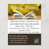 Trendy Open Book, Book Store Adverteren Flyer (Voorkant)