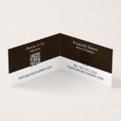 Trendy Open Book, Publisher, Writer Book Signing Visitekaartje (Binnen)