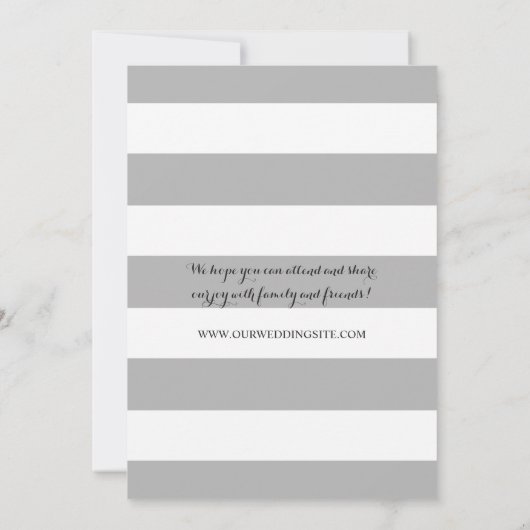 Trendy Opslaan van de datum Aangepaste foto Templa Save The Date (Achterkant)