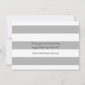 Trendy Opslaan van de datum Horizontale foto Templ Save The Date (Achterkant)