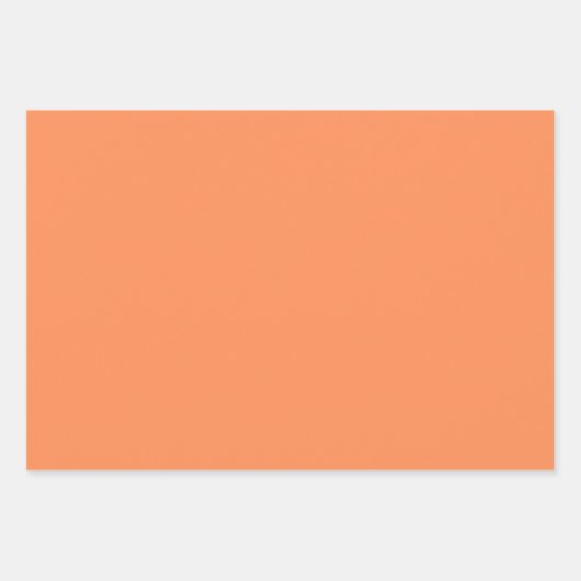Trendy Orange, Pale Orange & Black Complementary Inpakpapier Vel (Voorkant 3)