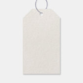 Trendy Oranje Flowers & Leaf Beauty Lijst Cadeaulabel (Achterkant)