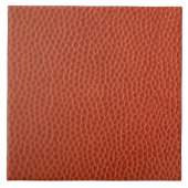 Trendy Oranje leder keramische tegels Tegeltje (Voorkant)