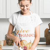 Trendy Oranje & Red Geef Bedankt & pompoen Schort