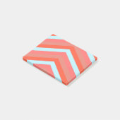 Trendy Oranje Shades Large Chevron ZigZag Pattern Post-it® Notes (Schuin)
