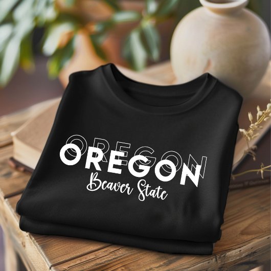 Trendy Oregon beverstaat T-shirt