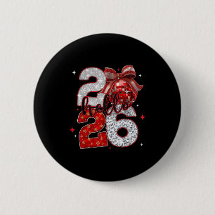 Trendy Oud en Nieuw 2026 Gelukkig Nieuwjaar Fa Ronde Button 5,7 Cm