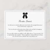 Trendy Oud Geld Esthetisch Vrijgezellenfeest QR Co Informatiekaartje (Voorkant)