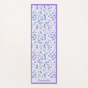 Trendy Paars Blue Star Pattern Zen Yoga Namaste Yogamat