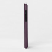 Trendy Paars Plum Gray White Schrift Monogram  Case-Mate iPhone Case (Achterkant/links)