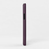 Trendy Paars Plum Gray White Schrift Monogram  Case-Mate iPhone Case (Achterkant/rechts)