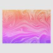 Trendy Paars Red Yellow Abstract   Tissuepapier (Voorkant)