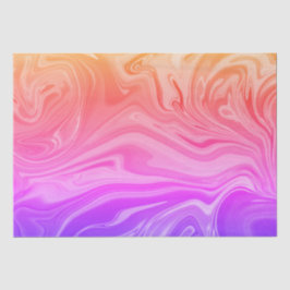 Trendy Paars Red Yellow Abstract Tissuepapier