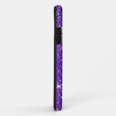 Trendy Paarse Glitter Glamour Case-Mate iPhone Case (Achterkant/rechts)
