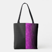 Trendy paarse haarsalon canvas tas (Achterkant)