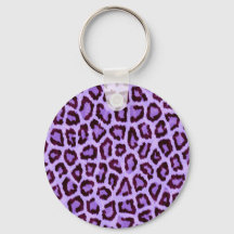 Trendy Paarse Leopard Pattern