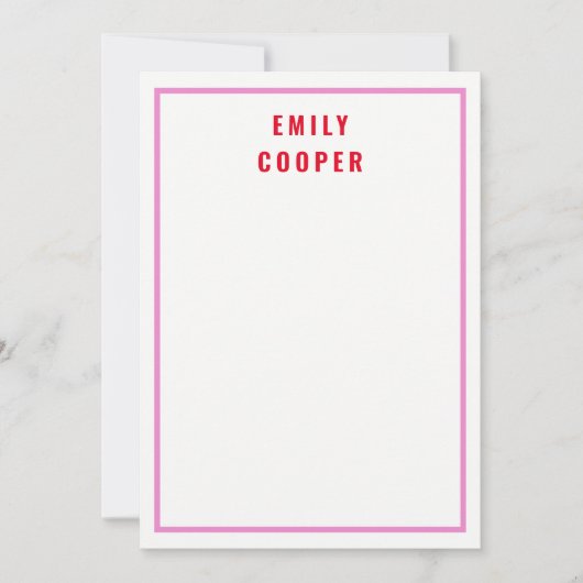 Trendy Paarse Note Kaart met Tiny Polka Dots Notitiekaartje (Voorkant)