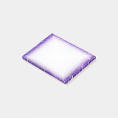 Trendy Paarse Sparking Glitter Glitz Post-it® Notes (Schuin)
