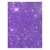 Trendy Paarse Sparking Glitter Glitz Tafelkleed (Voorkant)