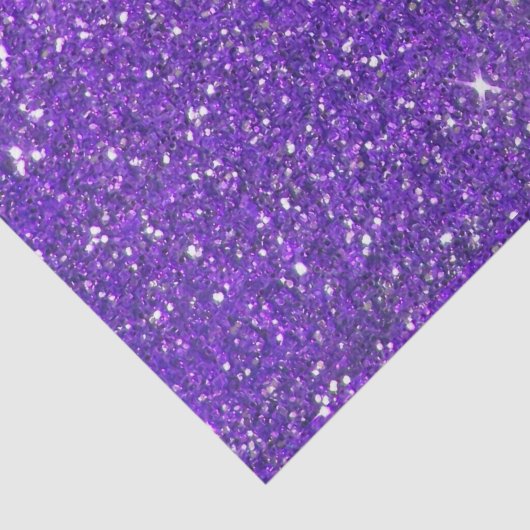 Trendy Paarse Sparking Glitter Glitz Tissuepapier (Detail)