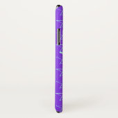 Trendy Paarse Star Editable Paarse Iphone case (Achterkant / rechts)