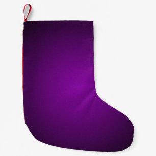 Trendy Paarse-zwart grijs vignet Kleine Kerstsok