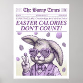 Trendy Paashaas krant, Pasen decoraties (Voorkant)