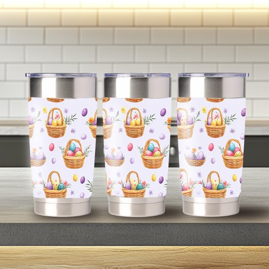 Trendy Paaspatroon 20oz Thermische Tumbler Geïsoleerde Drinkbeker