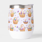 Trendy Paaspatroon Wijn Tumbler (Links)