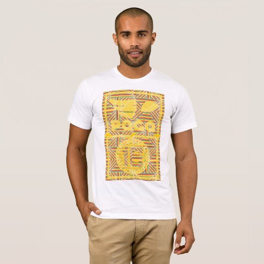 Trendy PAGA™ KTM African Pattern T-Shirt (Voorkant volledig)