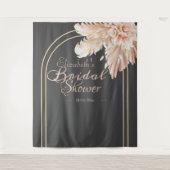 Trendy pampas grass l Waterverf Vrijgezellenfeest Wandkleed (Voorkant)