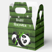 Trendy Panda Beer Bamboo Baby shower Bedankdoosjes (Geopend)