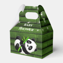 Trendy Panda Beer Bamboo Baby shower Bedankdoosjes