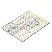 Trendy  papier vervaldatum bibliotheek notitieboek (Linkerzijde)